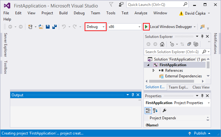 Visual Studio for C++ - C++ Basic Constructs