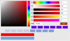 Colorpicker - HTML and CSS colors